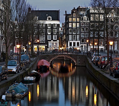 Dusk, Amsterdam, The Netherlands