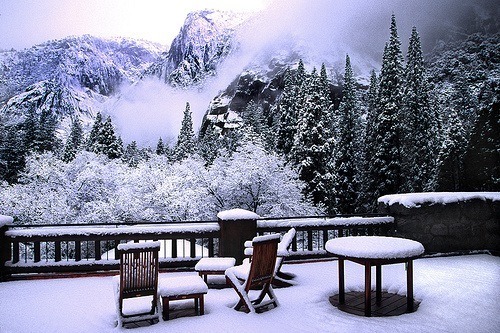 Snow Deck, Yosemite, California