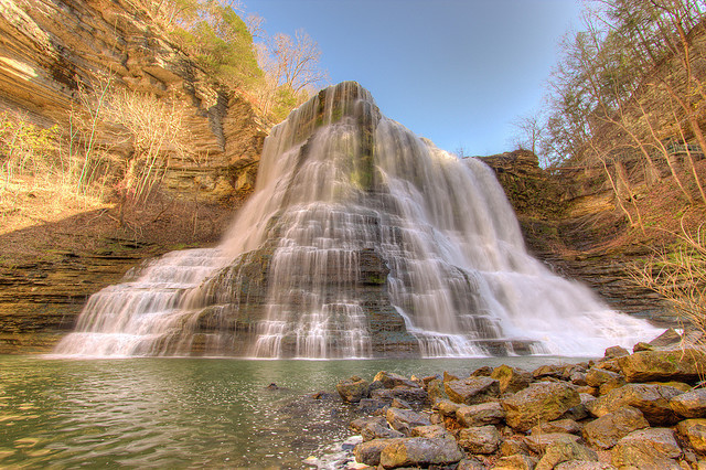 Burgess Falls State Park - Putnam County, Tennessee.