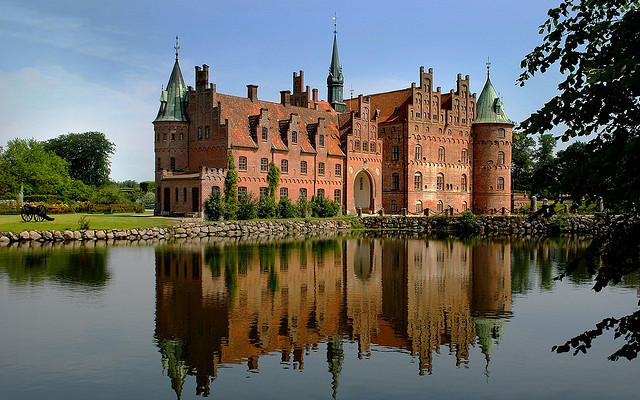 by Trodel on Flickr.Egeskov Castle, the best preserved Renaissance water castle in Europe - Funen Island, Denmark.