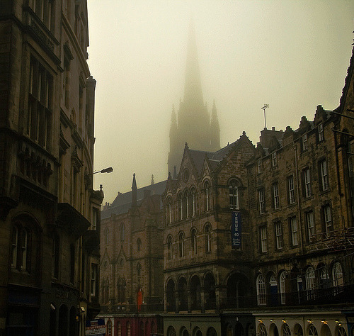 Foggy Day, Edinburgh, Scotland
