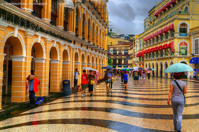 by TIA International Photography on Flickr.The UNESCO World Heritage Site of Senado Square in the historical centre of Macau.