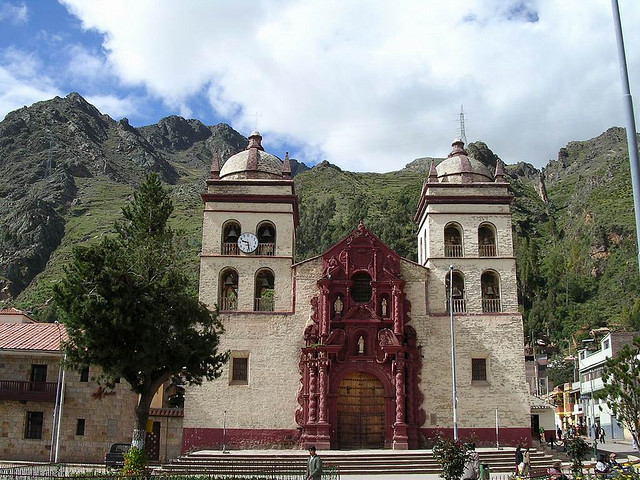 by Christ_Lemay on Flickr.The cathedral of Huancavelica, Peru.