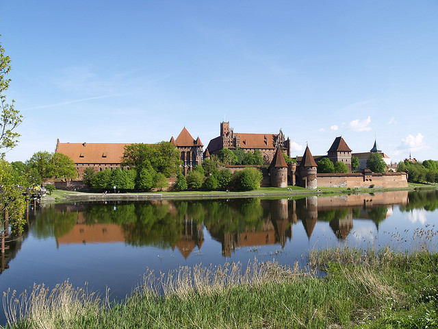 by big_dark_fleecy_cloud on Flickr.Malbork Castle, the biggest Gothic castle in Europe in Pomorskie voivodeship, Poland.