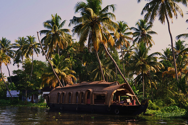 by marinfinito on Flickr.Cruise on the backwaters in Kerala state, southern India.