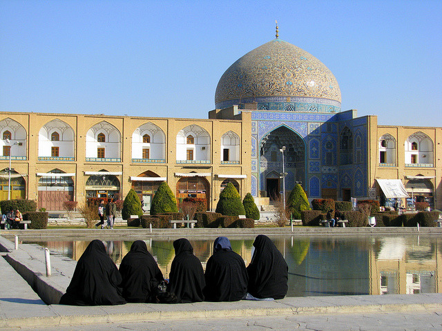 by cujomaciocchi on Flickr.Persian architecture in Imam Square, Isfahan, Iran.