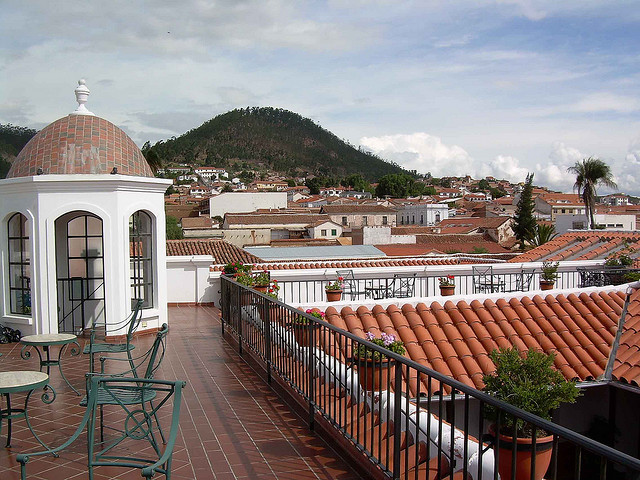 Rooftop view in Sucre, Bolivia