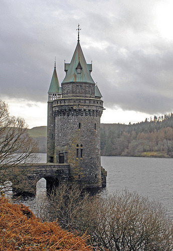 Castle Tower, Lake Vyrnwy, Wales