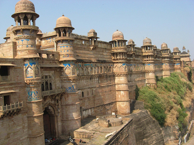 Man Singh Palace in Gwailor, Madhya Pradesh, India