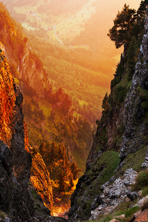 Golden Canyon, The Alps, Switzerland