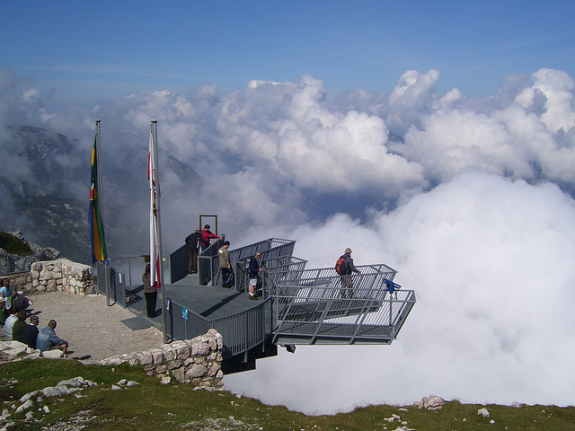 Five Fingers viewing platform on Krippenstein Mountain, Austria