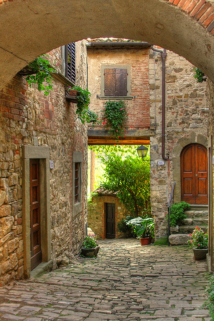 Picturesque medieval village of Montefioralle in Tuscany, Italy . This one is for Nikita and roua199 :)