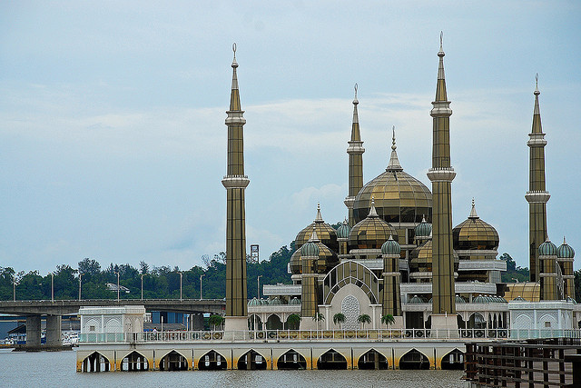 The Crystal Mosque in Kuala Terengganu, Malaysia