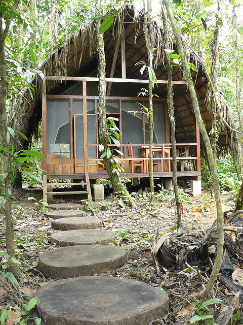 Huaorani Ecolodge in the Amazonian Rainforest of Ecuador
