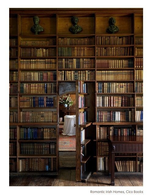 Secret Bookcase Door, Ireland