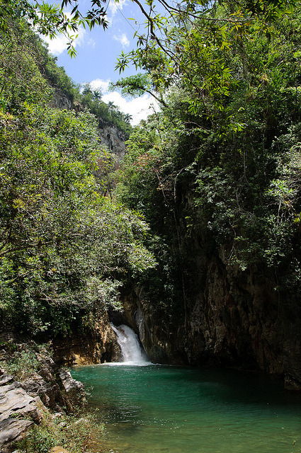 Caburni Falls in Topes de Collantes Reserve, Cuba