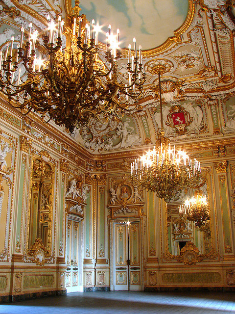 The Ballroom at Palazzo Parisio, Malta