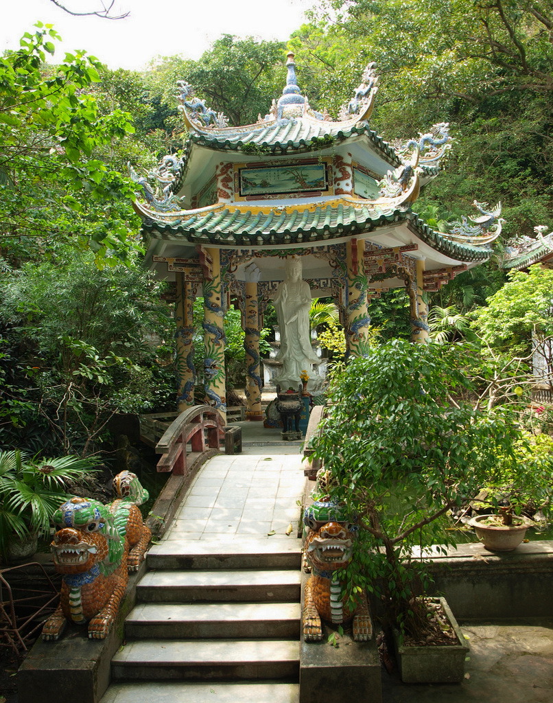 Xa Loi Temple in Marble Mountains, near Da Nang, Vietnam
