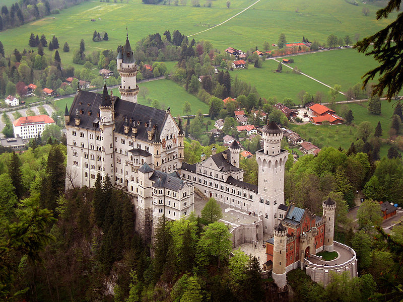 The jewel of Bavaria, Neuschwanstein Castle, Germany 