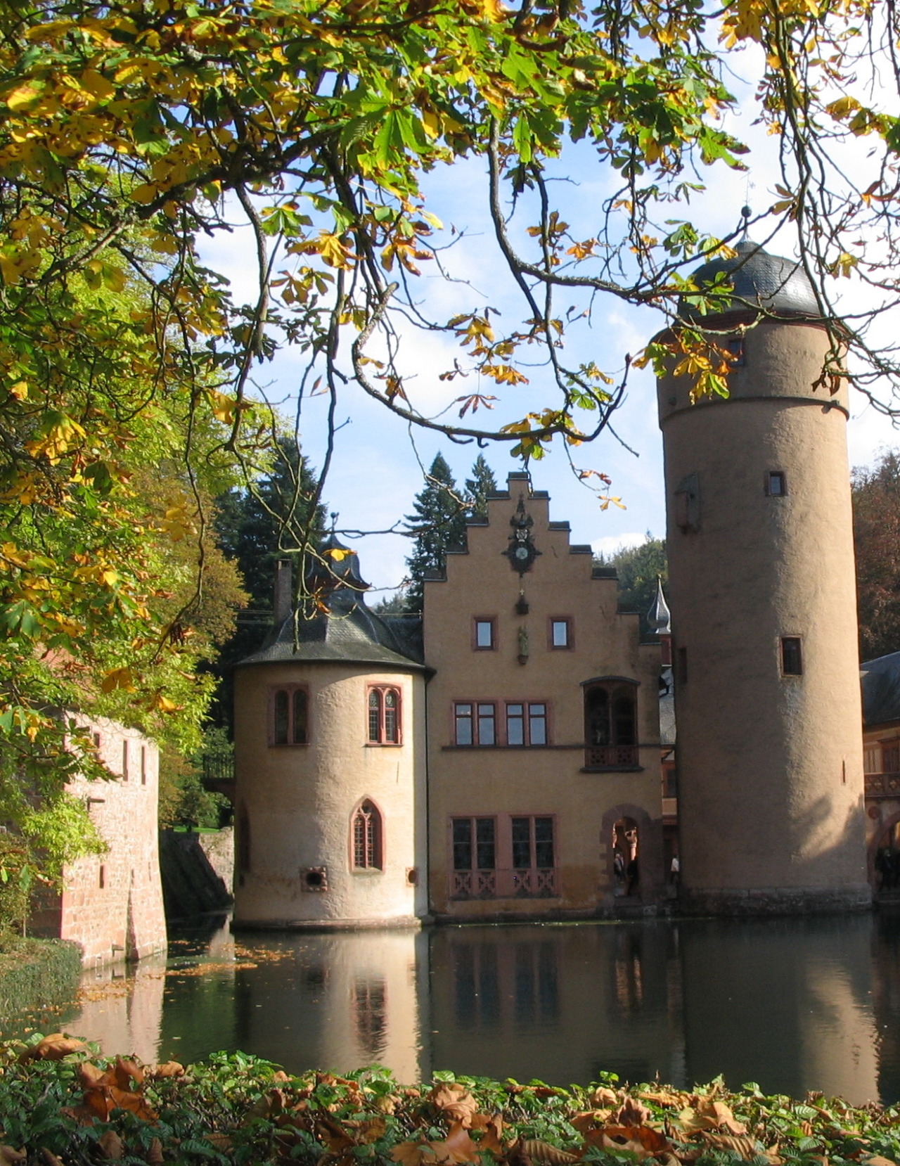 Mespelbrunn Castle, one of the most visited water castles in Germany