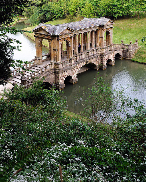 The Palladian Bridge, Wilton Estate gardens, England