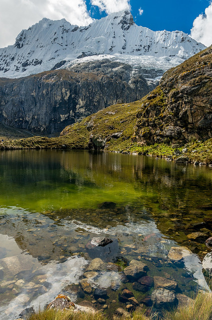 Glacial waters in the Andes, Cordillera Blanca / Peru