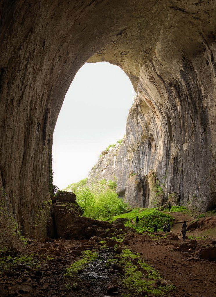 “Entrance to Prohodna Cave, near Karlukovo / Bulgaria .”